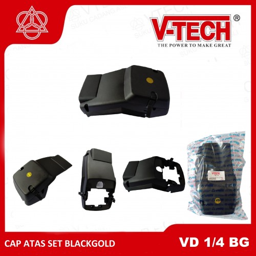 CAP ATAS SET BLACKGOLD