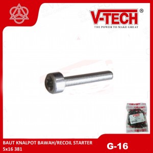 BAUT KNALPOT BAWAH/RECOIL STARTER 5X16